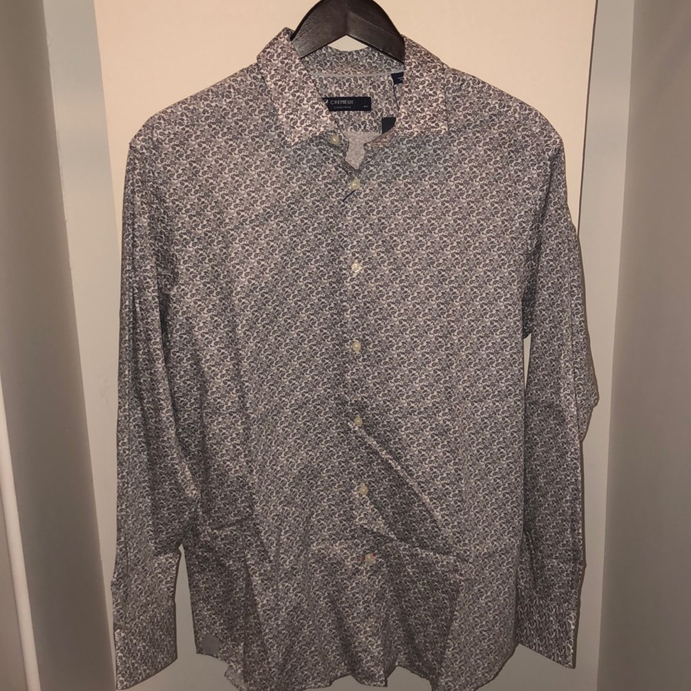 Cremieux Collection Print Dress Shirt (Large)
